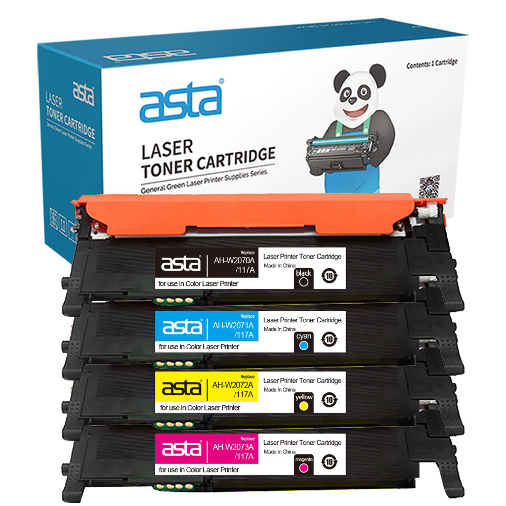 ASTA 117A W2070A W2071A W2072A W2073A Set Colorful Toner Cartridges