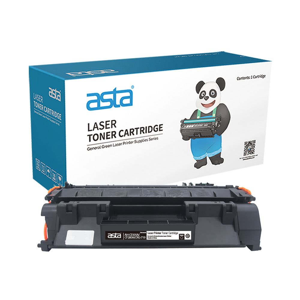 ASTA CE505A 05A CF280A 80A CRG-719 Universal Black Toner Cartridge