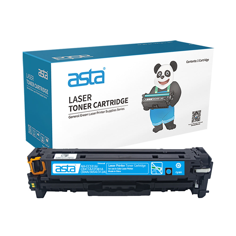 ASTA 304A CC530A CC531A CC532A CC533A 305A CE410A CE411A CE412A CE413A 312A CF380A CF381A CF382A CF383A Universal Set Colorful Toner Cartridges
