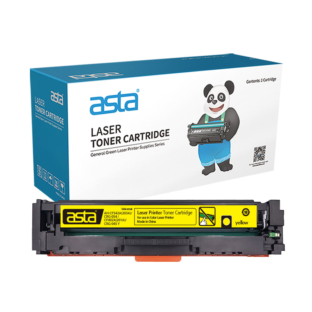 ASTA 203A CF540A CF541A CF542A CF543A 201A CF400A CF401A CF402A CF403A CRG-054 CRG-045 Universal Set Colorful Toner Cartridges