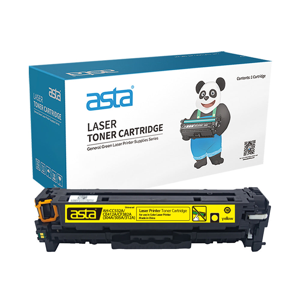 ASTA 304A CC530A CC531A CC532A CC533A 305A CE410A CE411A CE412A CE413A 312A CF380A CF381A CF382A CF383A Universal Set Colorful Toner Cartridges