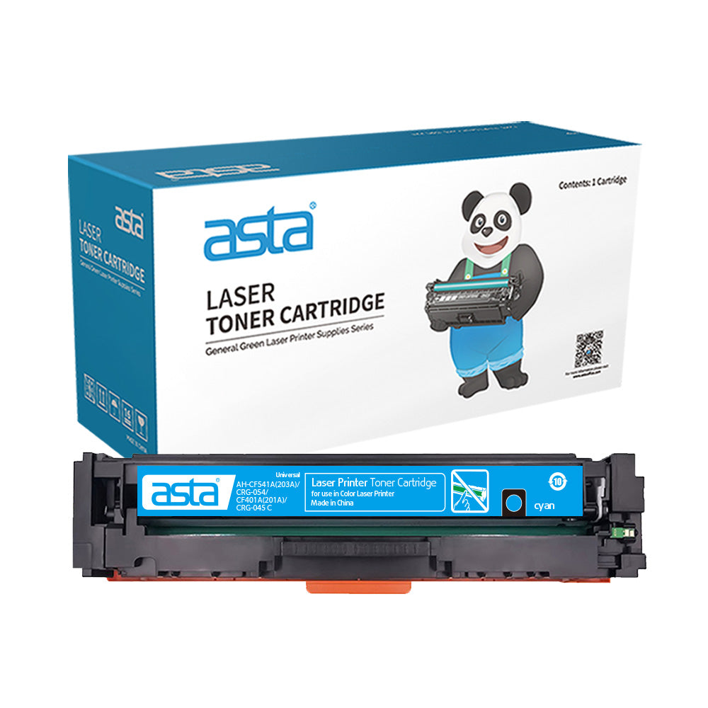 ASTA 203A CF540A CF541A CF542A CF543A 201A CF400A CF401A CF402A CF403A CRG-054 CRG-045 Universal Set Colorful Toner Cartridges