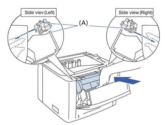 How do I install the toner cartridge?