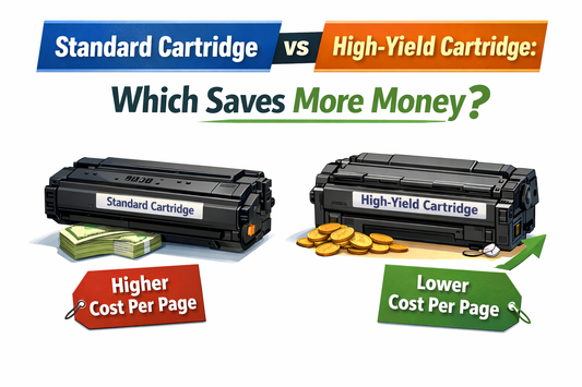 Standard capacity toner cartridges vs. large capacity cartridges: which is more economical?