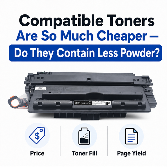 Is Compatible Toner Cheaper Because It Contains Less Toner Powder? 🤔💰