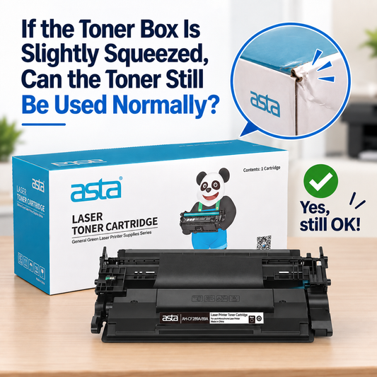 Can a Toner Cartridge Still Be Used If the Packaging Box Is Slightly Crushed? 📦🖨️