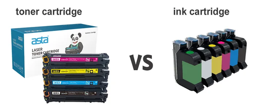 The difference between ink cartridges and toner cartridges
