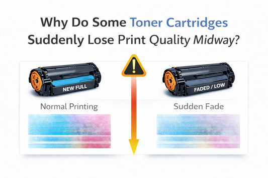 Why Does Print Quality Suddenly Drop Midway Through Using a Toner?