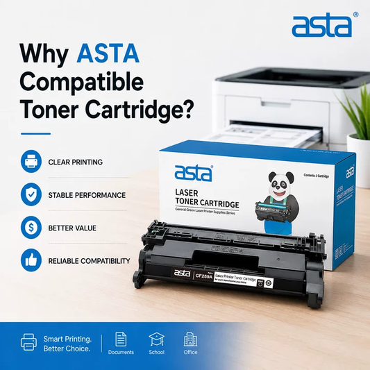 Why ASTA Compatible Toner Cartridge ? 💙