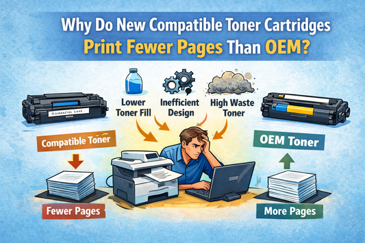 Why Does a New Compatible Toner Seem to Print Fewer Pages Than OEM?