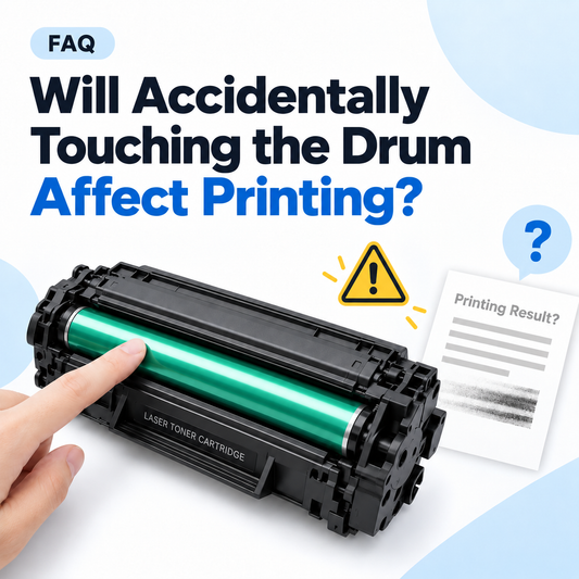 Accidentally Touched the Drum When Installing a New Toner Cartridge — Will It Affect Printing? 🖨️