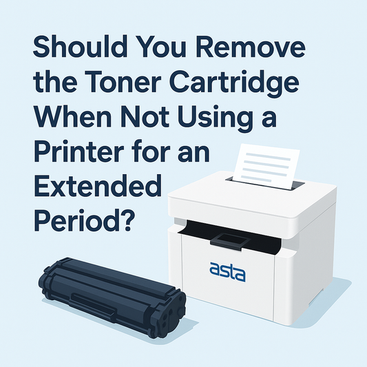 If the printer is not used for a long time, should the toner cartridge be removed and stored?