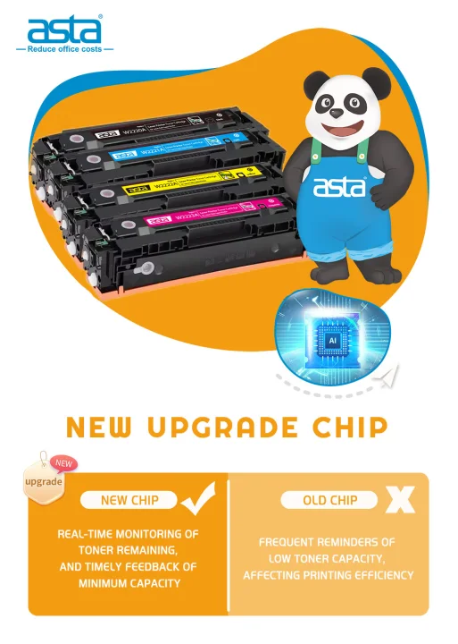 What are the functions of an toner cartridge chip?