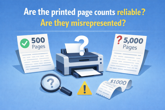 Are the printed page counts reliable? Are they misrepresented?