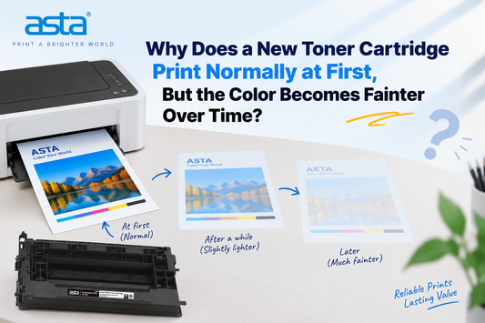 Why Does a New Toner Cartridge Start Printing Faded? 🖨️