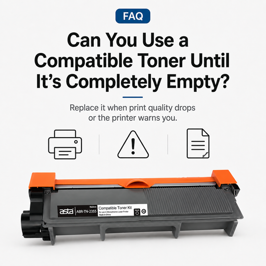 Can You Keep Printing Until a Compatible Toner Cartridge Is Completely Empty? 🤔🖨️