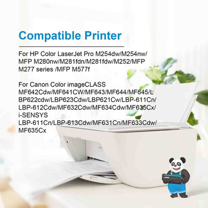 ASTA 203A CF540A CF541A CF542A CF543A 201A CF400A CF401A CF402A CF403A CRG-054 CRG-045 Universal Set Colorful Toner Cartridges