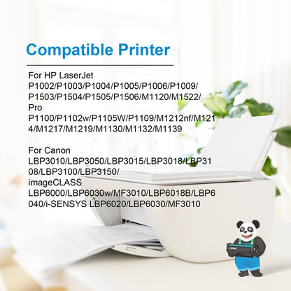 ASTA CB435A CB436A CE285A CRG-712 CRG-713 CRG-725 Universal Black Toner Cartridge