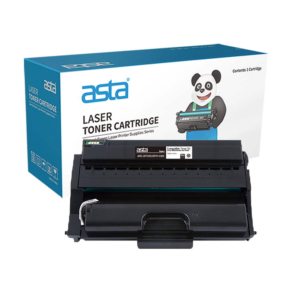 ASTA SP310C SP311 SP325 With Chip Black Toner Cartridge