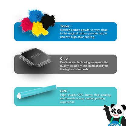 ASTA TN-431 TN-461 With Chip Set Colorful Toner Cartridge