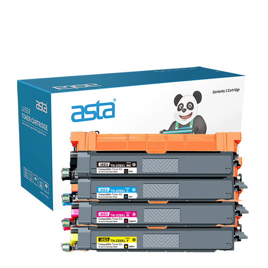 ASTA TN-229XL With Chip Set Colorful Toner Cartridge