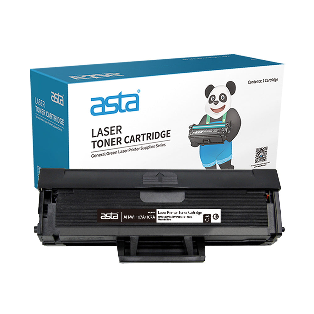 ASTA W1107 107A Black Toner Cartridge