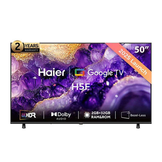 Haier 50 Inch 4K UHD Smart Google TV - 159999 Points redemption（Not for Sale）