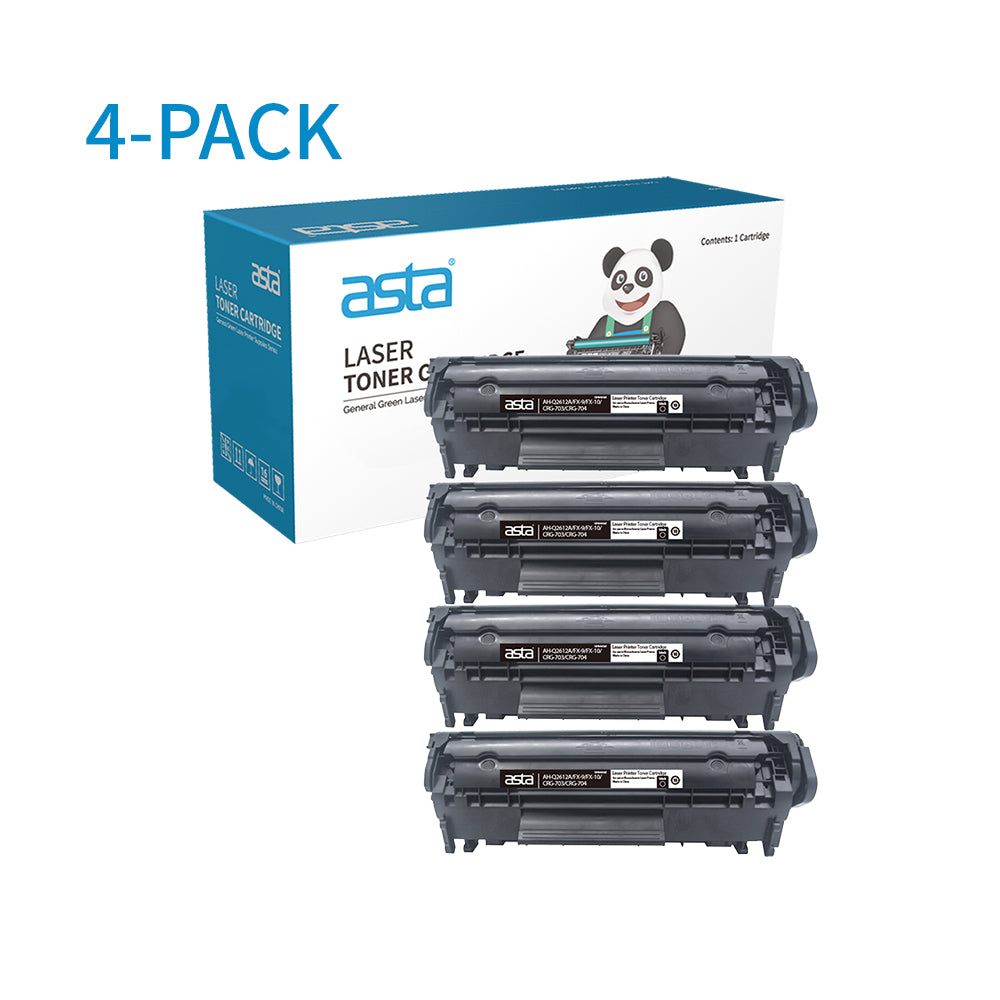 خرطوشة حبر أسود عالمية ASTA Q2612A FX-9 FX-10 CRG-703 CRG-704