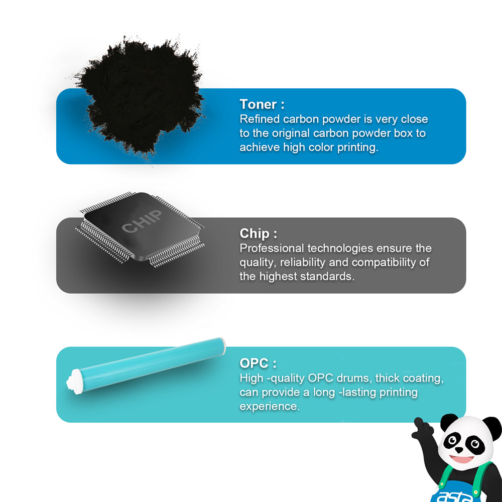 ASTA TN-2355 With Chip Black Toner Cartridge