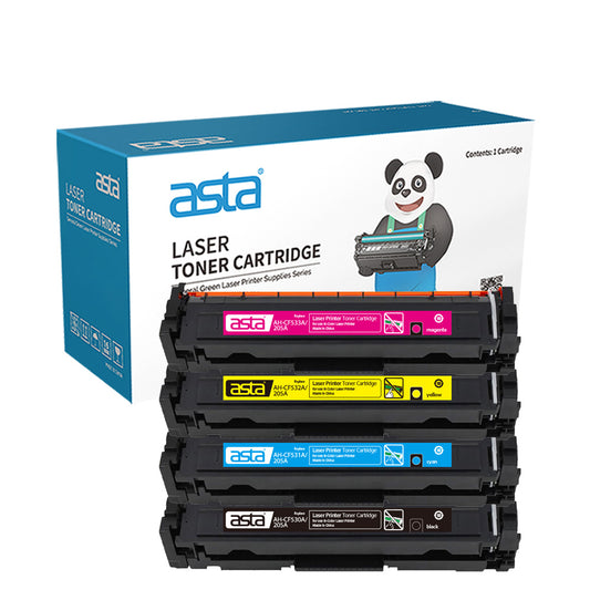 ASTA 205A CF530A CF531A CF532A CF533A Set Colorful Toner Cartridges
