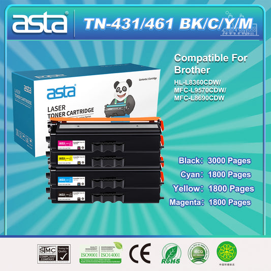ASTA TN-431 TN-461 With Chip Set Colorful Toner Cartridge