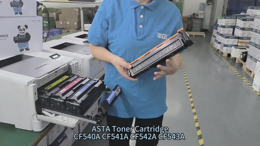 ASTA 203A CF540A CF541A CF542A CF543A 201A CF400A CF401A CF402A CF403A CRG-054 CRG-045 Universal Set Colorful Toner Cartridges